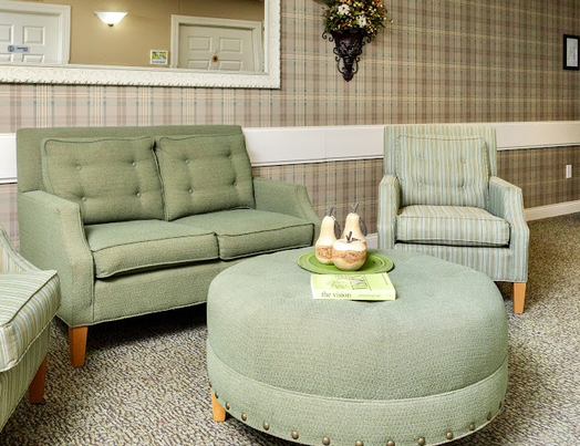 Caretel's waiting room